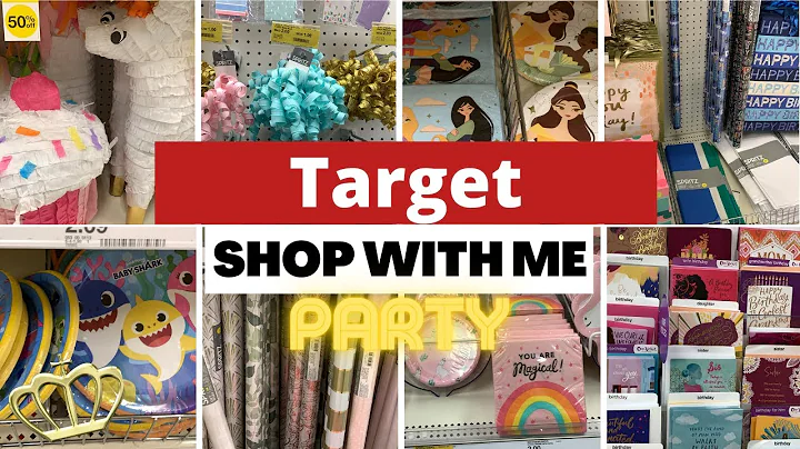 Shop With Me Birthday Decorations|Target Party Supplies Shop With Me