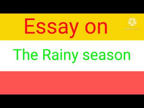 Rainy season essay in english for class 9 picture