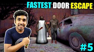 DAY1 FASTEST DOOR ESCAPE FROM GRANNY'S HOUSE ll granny gameplay