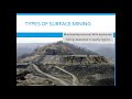 Impacts and Processes of Mining in Earth's Crust