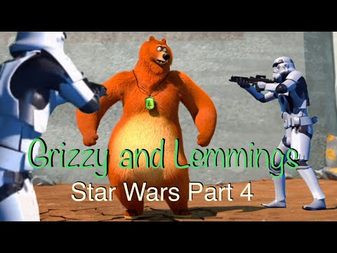 Grizzy And Lemmings - Star Wars Parody Part 4 - E18