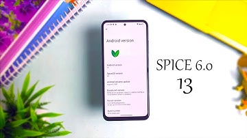 Redmi Note 10 Android 13 : Spice os 6.0 🔥