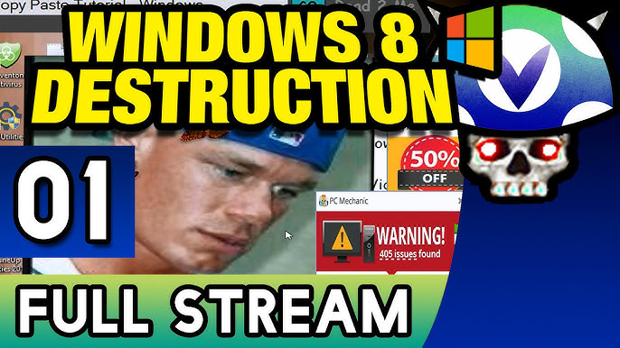 [Vinesauce] Joel - Windows 10 Destruction