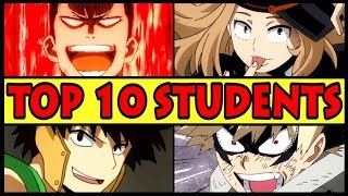 Top 10 STRONGEST Students in My Hero Academia! (Boku no Hero Best Student Quirks Season 3 / S3)