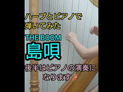 『島唄』をハープとピアノで弾いてみた
