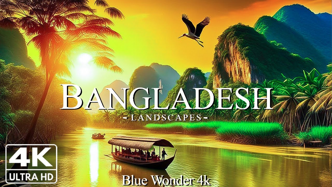 Bangladesh Uhd   Film de relaxation pittoresque avec musique apaisante   4K Video Ultra HD