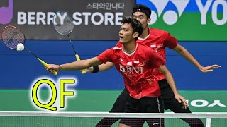 QF KOREA MASTER | Muhammad Shohibul FIKRI / Bagas MAULANA vsHiroki OKAMURA / Masayuki ONODERA screenshot 1