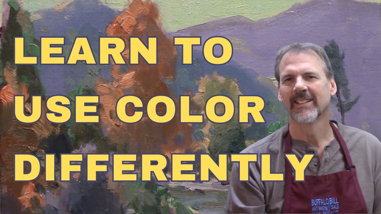 Learn To Use Color Differently In Your Landscape Painting - YouTube