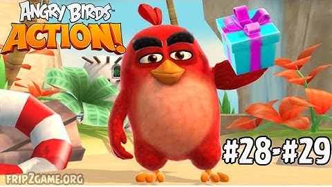 Angry Birds Action! Part 1 - Levels 28 to 29 3 Stars Gameplay