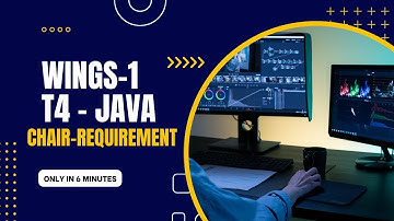 TCS Wings-1 T4 - Programming Java | Chair Requirement - Core java - HackerRank | Rahul Vijayan