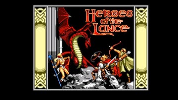 Heroes of the Lance (Master System PSG 60Hz / US) - Intro / Attract Mode