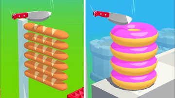 Slice It All Gameplay! Satisfying and Relaxing ASMR Slicing Video