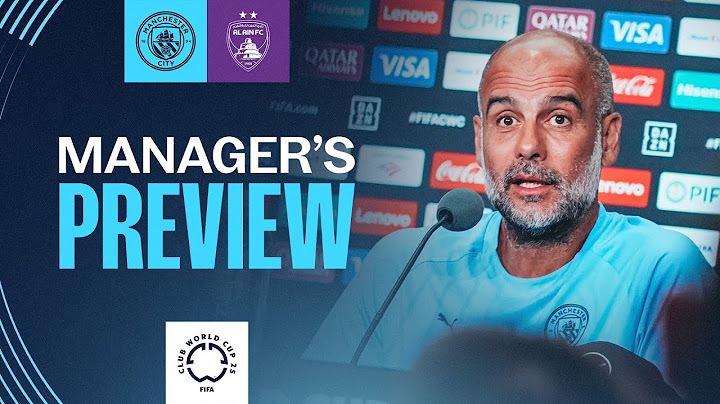 WATCH LIVE! PEP GUARDIOLA PRESS CONFERENCE | AL AIN | FIFA CLUB WORLD CUP