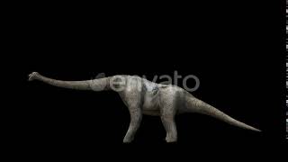 4K Brontosaurus | Motion Graphics - Envato elements