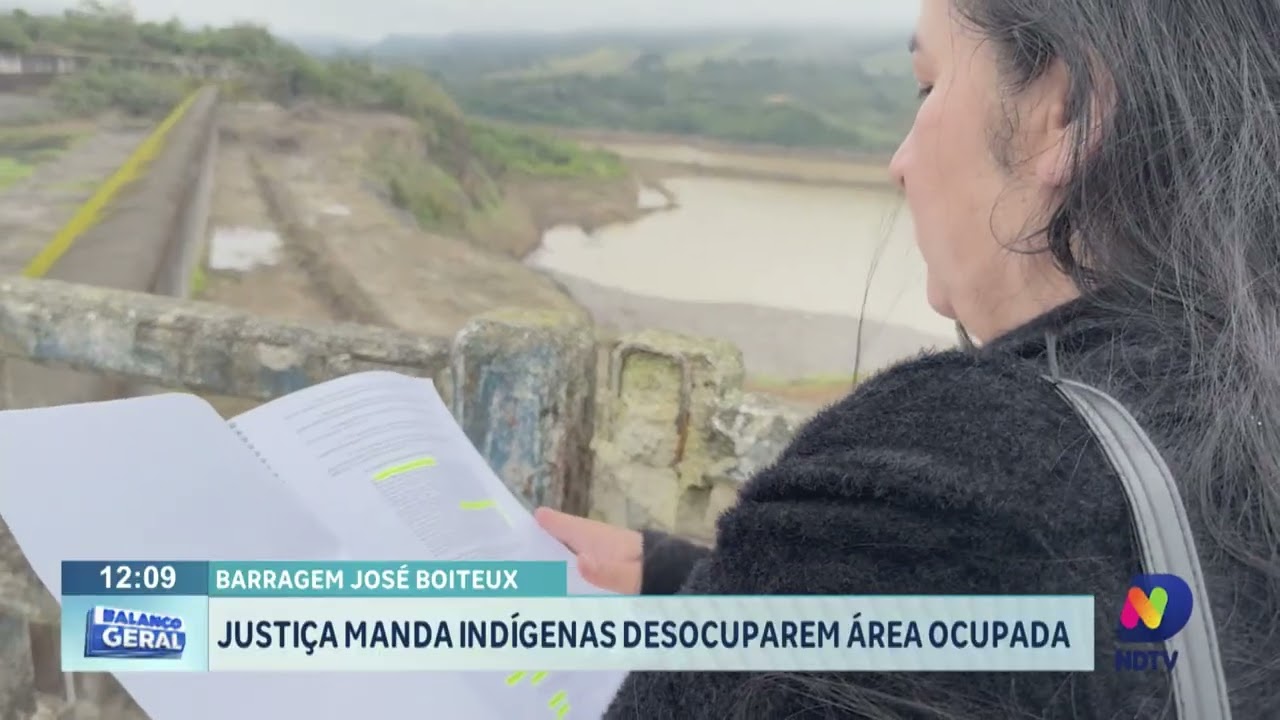 Barragem José Boiteux: justiça manda indígenas desocuparem área ocupada
