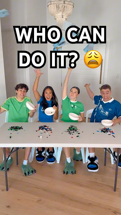 WHO CAN BUILD THE LEGO F1 CAR WITH NO INSTRUCTIONS! 😳😩😅 - #shorts