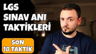 LGS Sınav Anı Taktikleri ile NETİNİ ARTTIR! LGS Son Taktikler