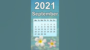 September 2021 Calendar