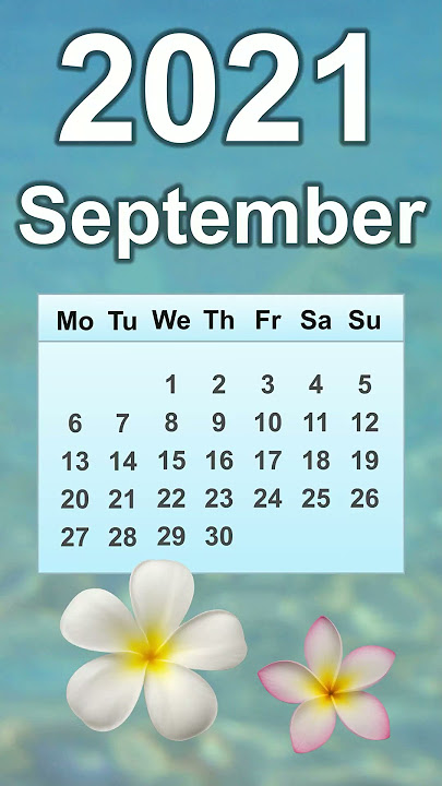 September 2021 Calendar