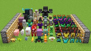 x100 minecraft armor and all mobs combined?