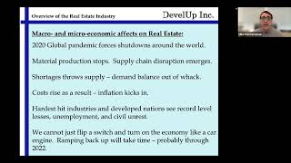 Real Estate Development Basics Class - Part 1 Overview of the Real Estate Industry