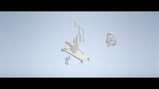 Exploded Stirling Engine Scotch Yoke Type