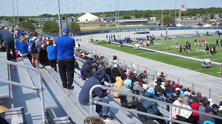 Derrick Dabney (Temple  Christian) 100M Dash TAPPS...