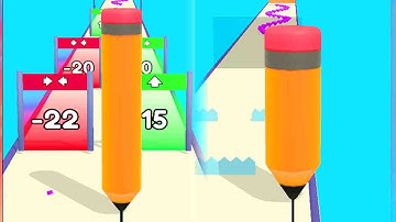 Long Pencil Run Most Satisfying ASMR Drawing Android Ios Gameplay Part 2