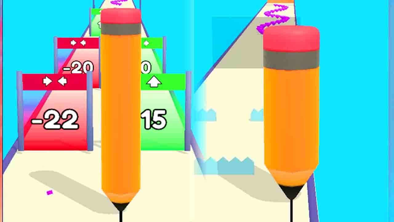 Long Pencil Run Most Satisfying ASMR Drawing Android Ios Gameplay Part 2