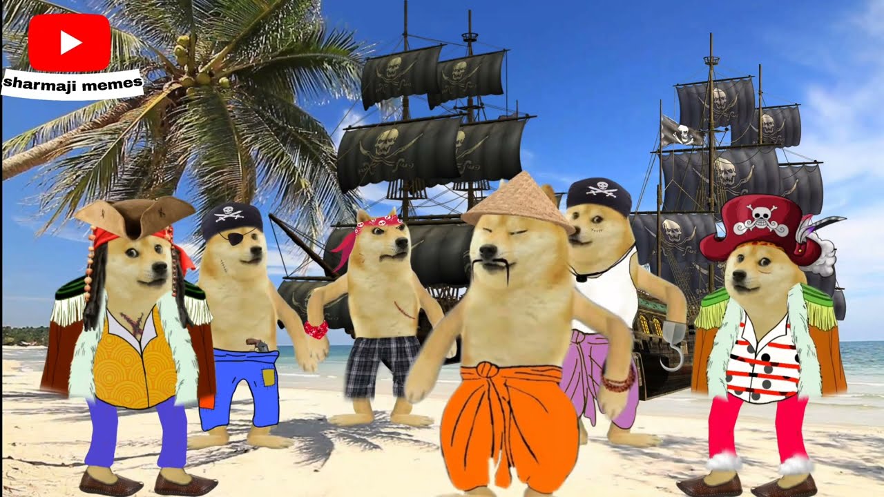 The piretes of gulambi 🥵 | cheems | dogememes | gulambi memes #sharmaji memes