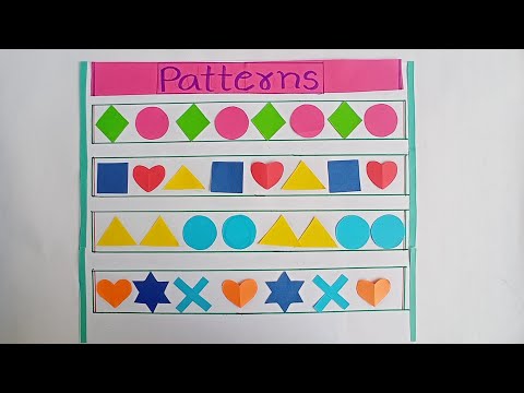 #mathworkingmodel #patterns math project for class 2,3|patterns Chart making|Math TLM easy|