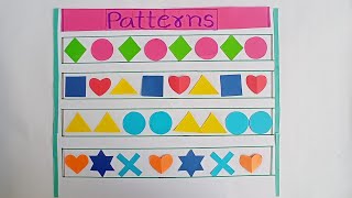 #mathworkingmodel #patterns math project for class 2,3|patterns Chart making|Math TLM easy|
