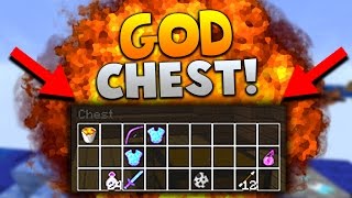 EPIC GOD CHEST!! | Minecraft RANKED SKYWARS #1