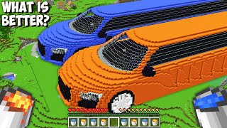 Which LONGEST CAR LAVA vs WATER is BETTER in Minecraft? I foung THE BIGGEST LAVA CAR vs WATER CAR! by Apple Craft 11,098 views 2 weeks ago 11 minutes, 18 seconds