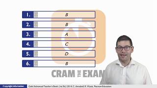 Gold Advanced 2015 Unit 1 p10 Multiple Choice