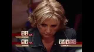 Probably BEST POKER HAND ever  Harman vs Zeidman