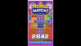 Royal Match Level 2842 - No Boosters Gameplay