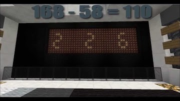 8 Bit Minecraft Redstone Calculator 1.7.2 // Download in description