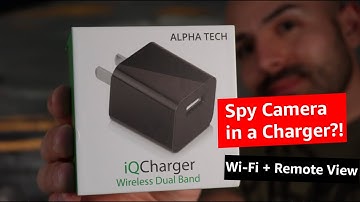 Hidden Spy Camera Unboxing | Wi-Fi Charger Cam with Remote View (Alpha Tech IQ)