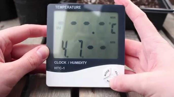 Bluethy HTC-1 Temperature Humidity Meter Multifunctional Alarm