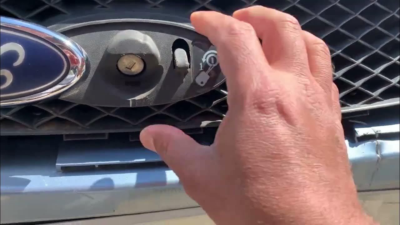 How To Open The Ford Focus Faulty Bonnet Lock - YouTube