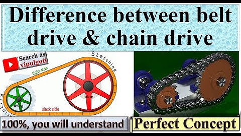 Difference between belt and chain drive, #BeltDrive #ChainDrive, Belt vs Chain drive, #BME #GTU