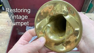 Restoring Vintage Trumpet Band Instrument Repair Wes Lee Music Repair