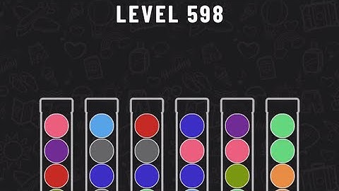 Ball Sort Puzzle Level 598 #ballsortpuzzle #ballsortpuzzlegameplay #puzzlegame #mobilegames