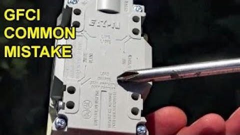 GFCI Common Fail - Connect to Line or Load?