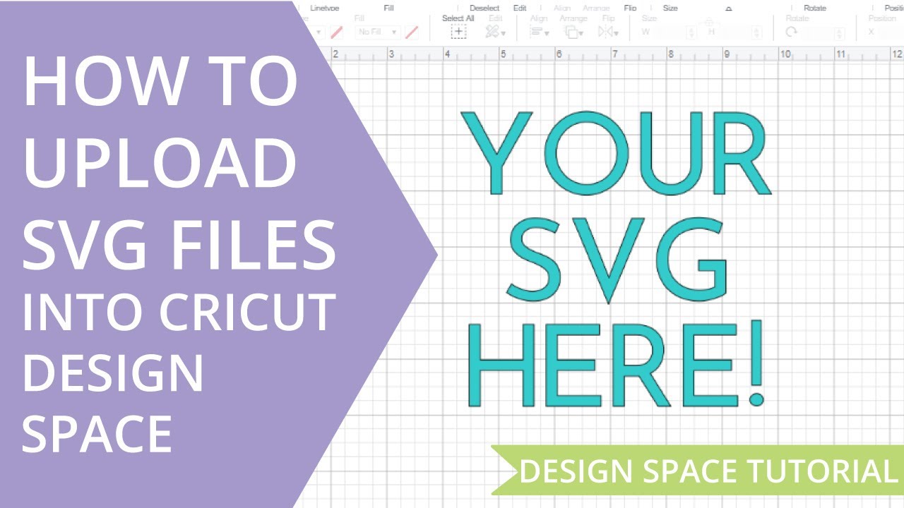 How to Upload a SVG File In Cricut Design Space - YouTube