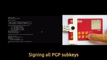 Securing emails with OpenPGP on THETAKey T101