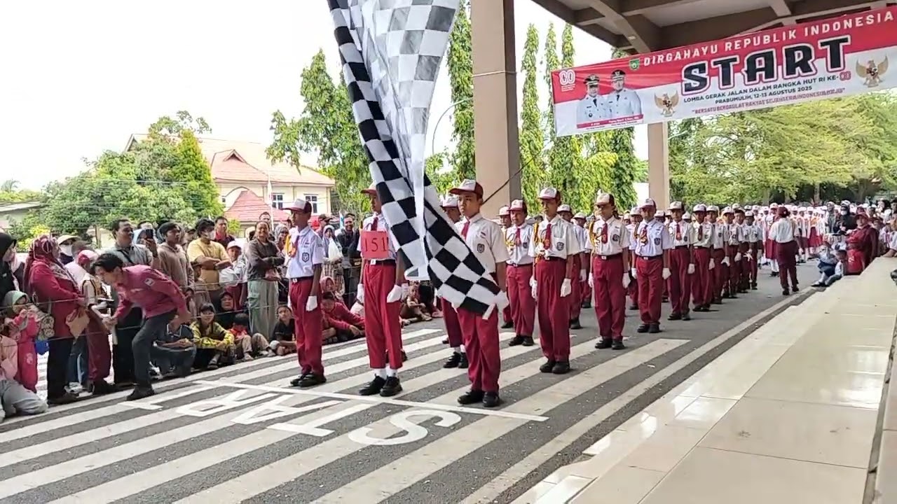 Gerak Jalan No.151-152 SD N 39 Prabumulih 