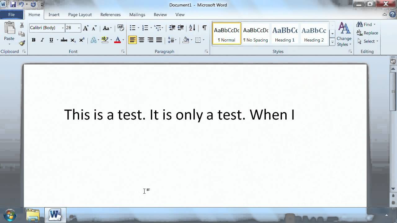 microsoft word typing assignments