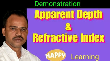 Apparent Depth and refractive index / HAPPY Learning